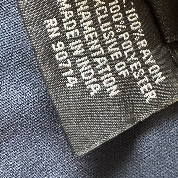 Pisarro nights blue navy and Gold Beaded Dress size 4 - Picture 13 of 16